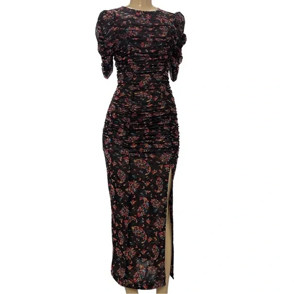 NWT $168 Free People Brielle Twilight Combo Midi Dress XS, S, M - Picture 3 of 17